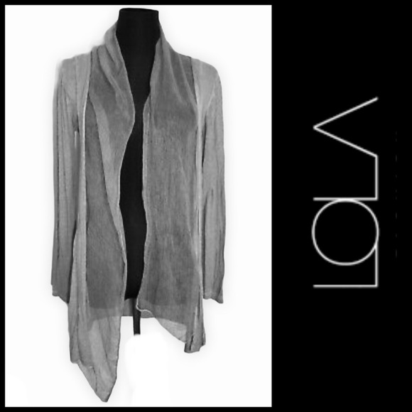 LOLA Italian Silk Cardigan - Picture 3 of 7